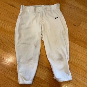 Nike Women’s White Medium Softball Pant